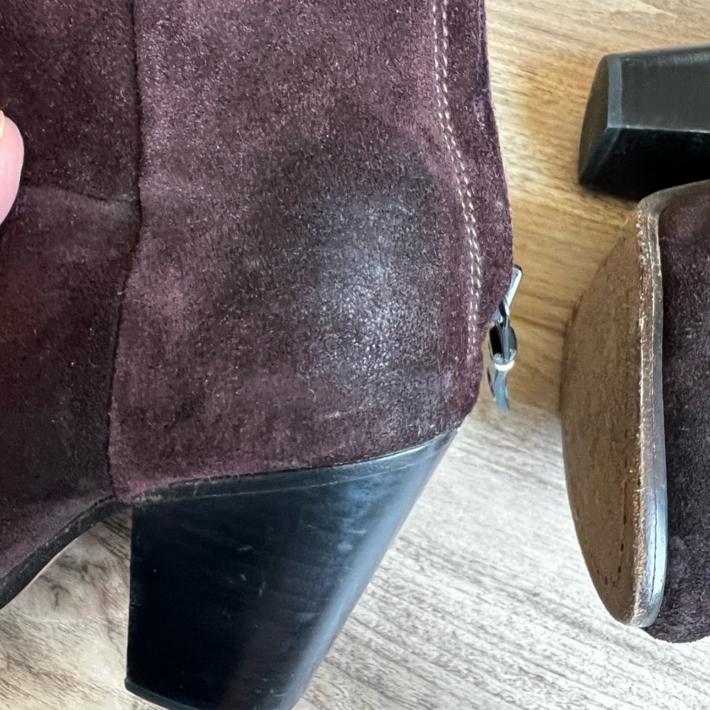 Rag & Bone Newbury rich brown suede bootie size 36=6 in fair condition - Picture 11 of 16